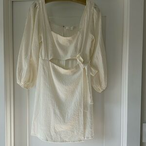 ASTR white mini dress